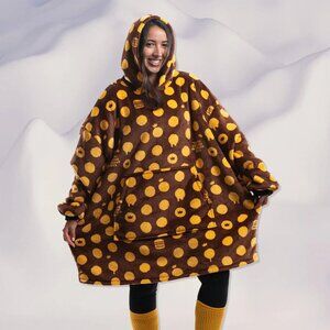 BURGER KING BK Cozycore Oversized Hooded Hoodie Sweatshirt Sweater SMALL NEW NIP